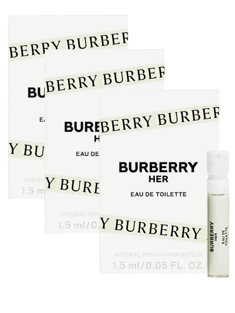 Burberry HER EDT 3PK NEW